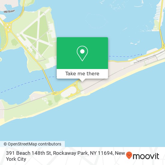 391 Beach 148th St, Rockaway Park, NY 11694 map