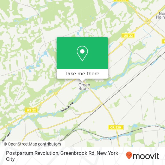 Postpartum Revolution, Greenbrook Rd map