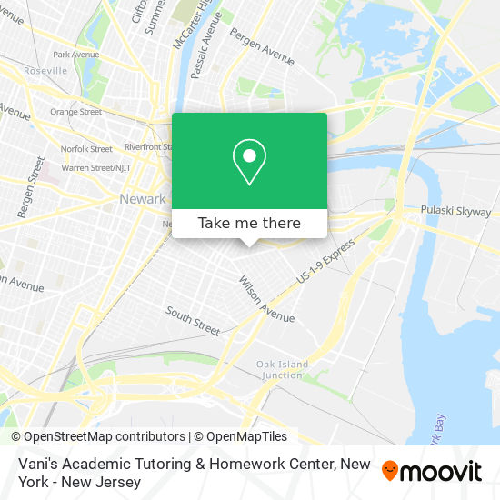Mapa de Vani's Academic Tutoring & Homework Center