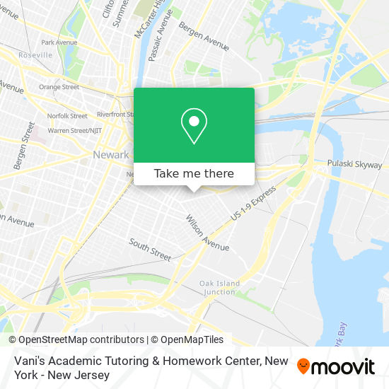 Vani's Academic Tutoring & Homework Center map