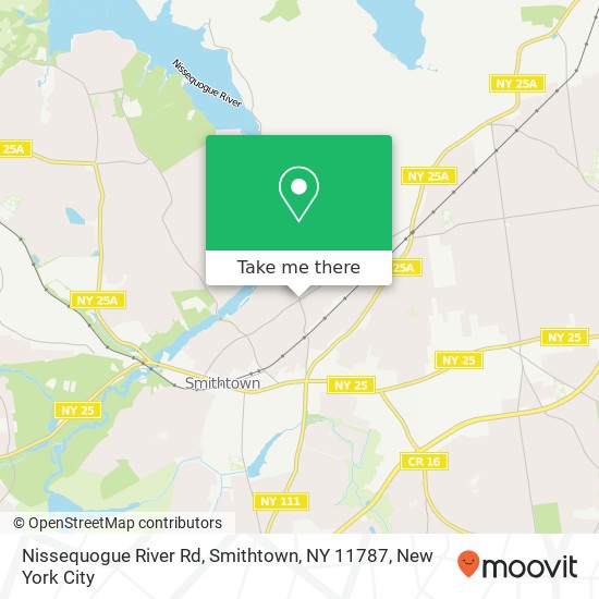 Nissequogue River Rd, Smithtown, NY 11787 map