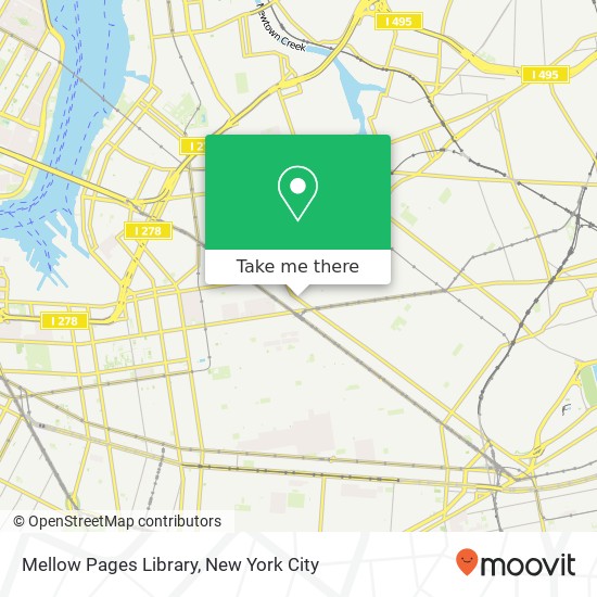 Mapa de Mellow Pages Library