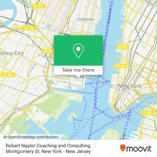 Robert Naylor Coaching and Consulting, Montgomery St map