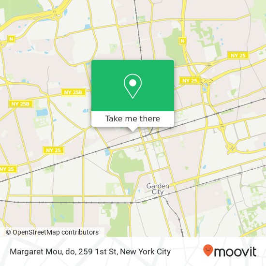 Mapa de Margaret Mou, do, 259 1st St