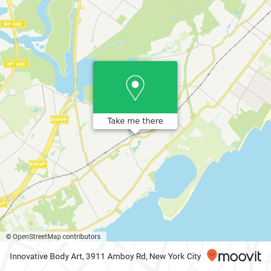 Mapa de Innovative Body Art, 3911 Amboy Rd