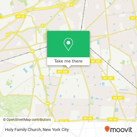 Holy Family Church map