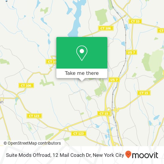 Mapa de Suite Mods Offroad, 12 Mail Coach Dr