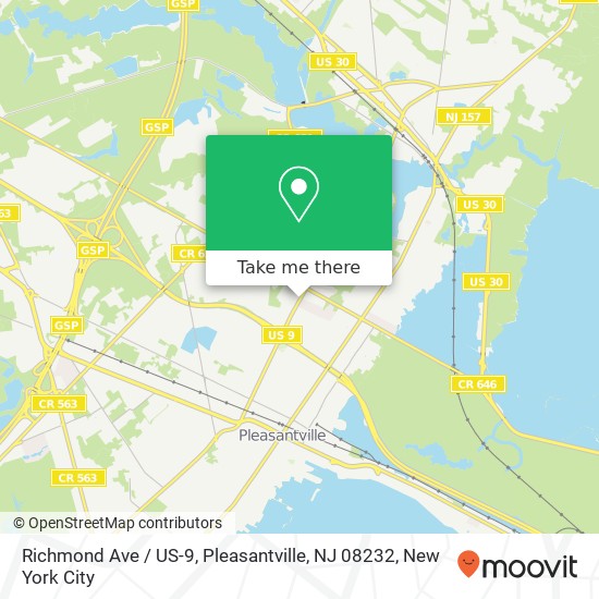 Richmond Ave / US-9, Pleasantville, NJ 08232 map