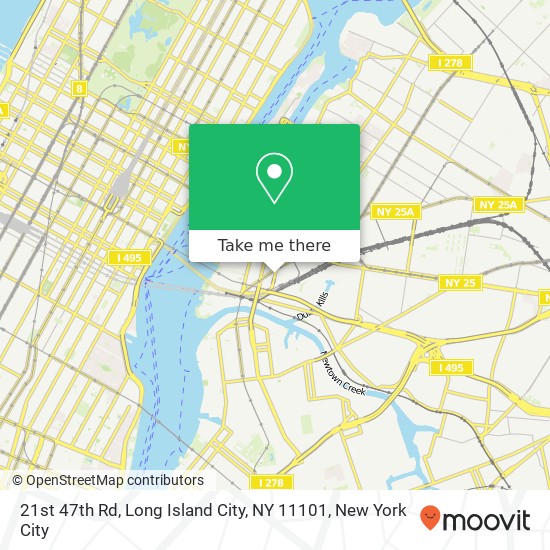 21st 47th Rd, Long Island City, NY 11101 map