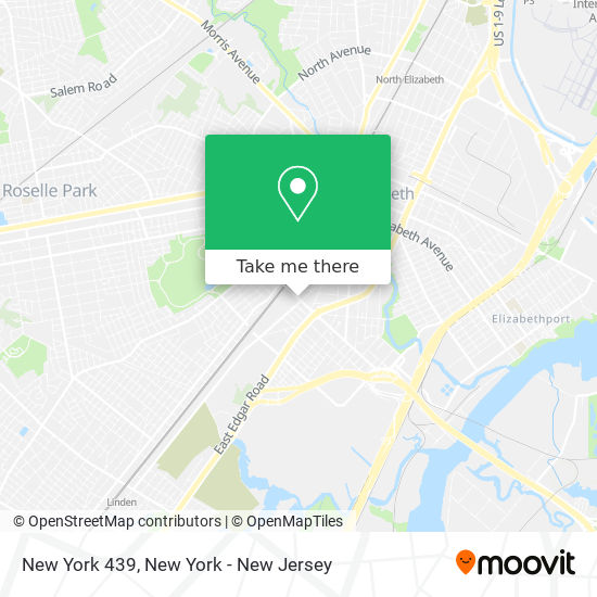 New York 439 map