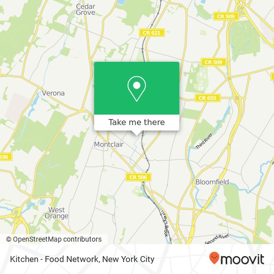Kitchen - Food Network map