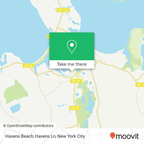 Mapa de Havens Beach, Havens Ln