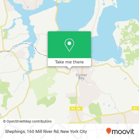 Mapa de Shephings, 160 Mill River Rd