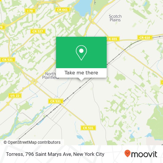 Mapa de Torress, 796 Saint Marys Ave