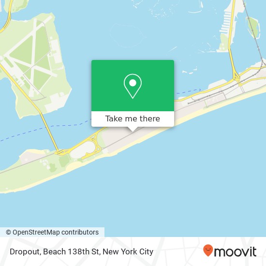 Dropout, Beach 138th St map