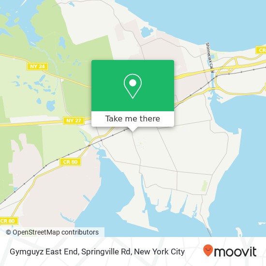 Gymguyz East End, Springville Rd map