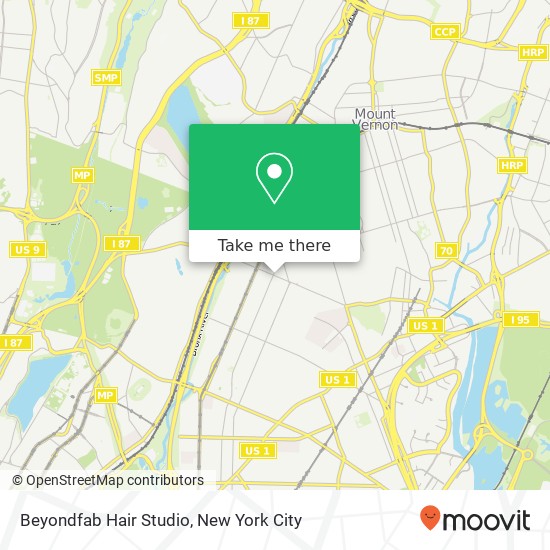 Beyondfab Hair Studio map