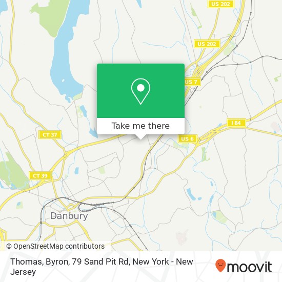Thomas, Byron, 79 Sand Pit Rd map