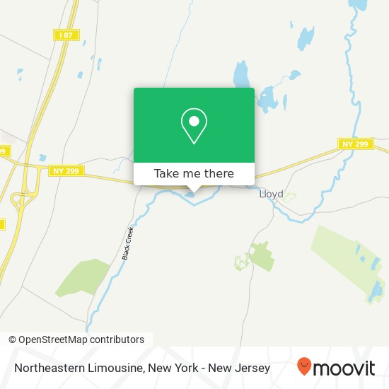 Northeastern Limousine map