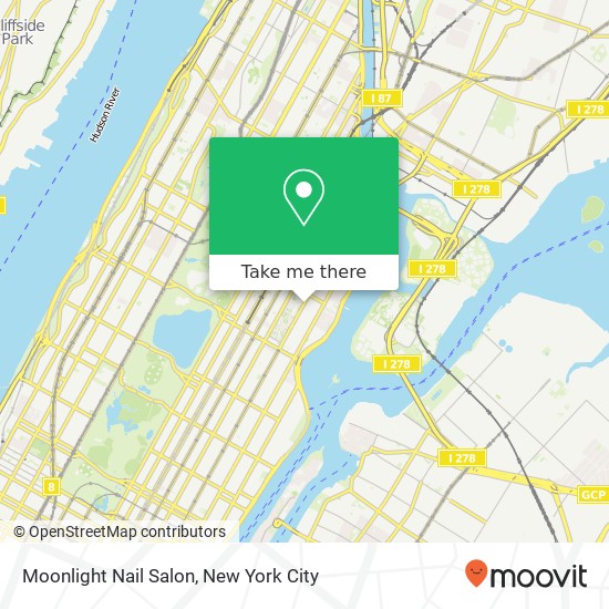 Mapa de Moonlight Nail Salon