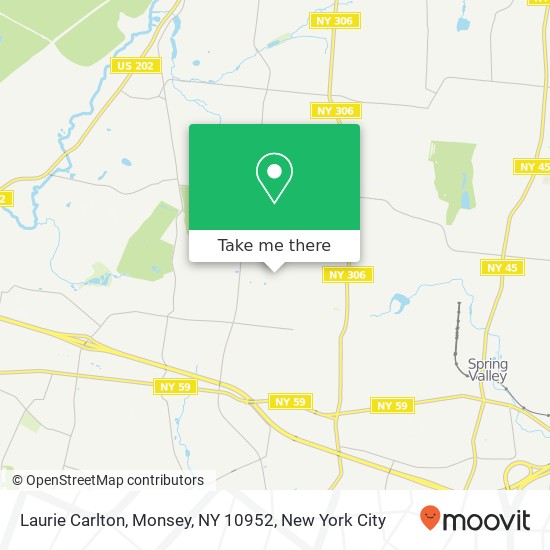 Mapa de Laurie Carlton, Monsey, NY 10952