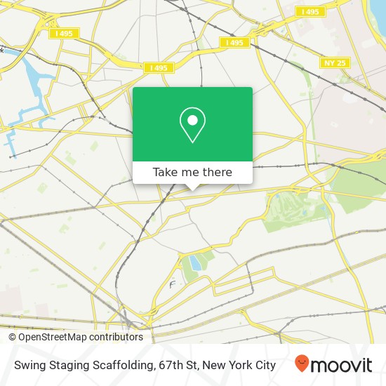 Mapa de Swing Staging Scaffolding, 67th St