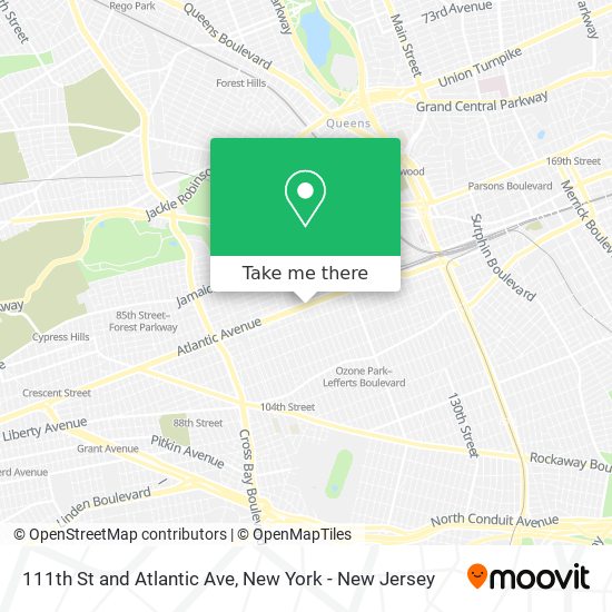 Mapa de 111th St and Atlantic Ave