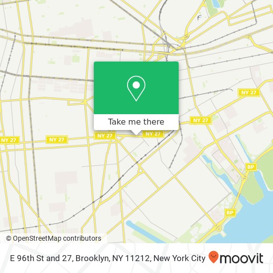 E 96th St and 27, Brooklyn, NY 11212 map