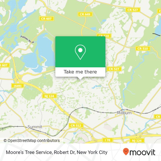 Moore's Tree Service, Robert Dr map