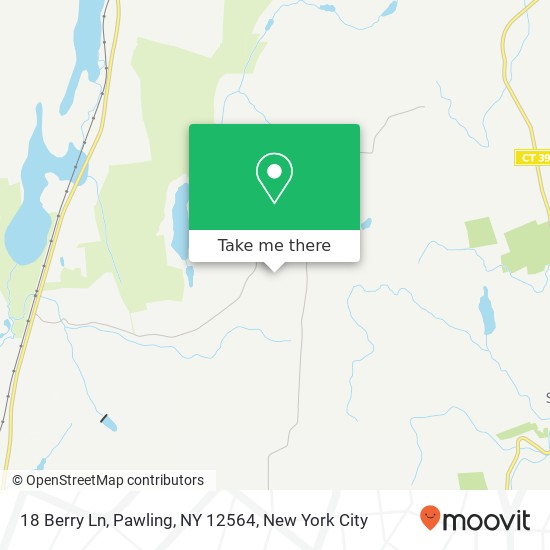 Mapa de 18 Berry Ln, Pawling, NY 12564