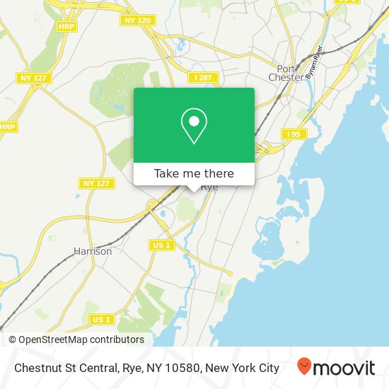 Chestnut St Central, Rye, NY 10580 map
