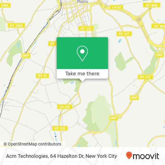 Mapa de Acm Technologies, 64 Hazelton Dr