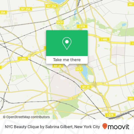 Mapa de NYC Beauty Clique by Sabrina Gilbert