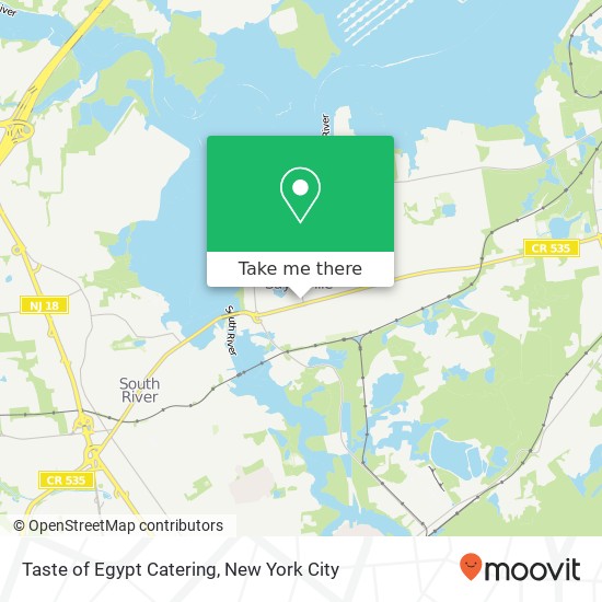 Taste of Egypt Catering map