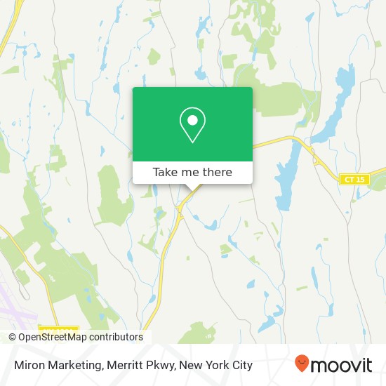 Mapa de Miron Marketing, Merritt Pkwy