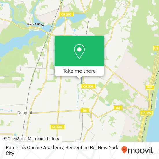 Mapa de Ramella's Canine Academy, Serpentine Rd