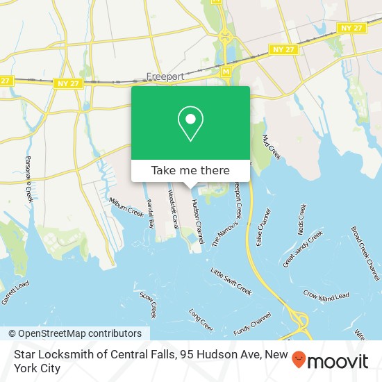 Star Locksmith of Central Falls, 95 Hudson Ave map