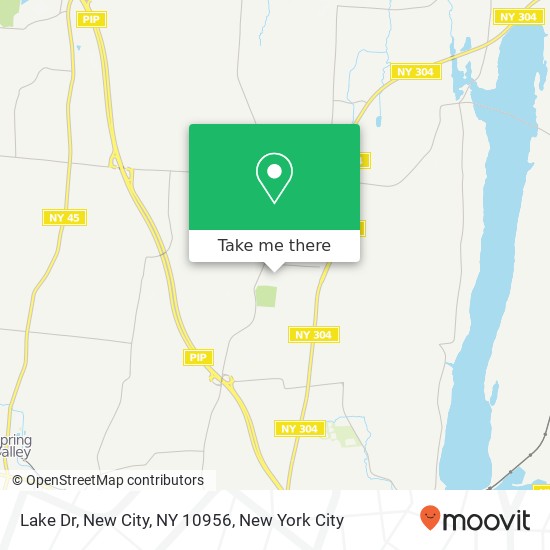 Lake Dr, New City, NY 10956 map