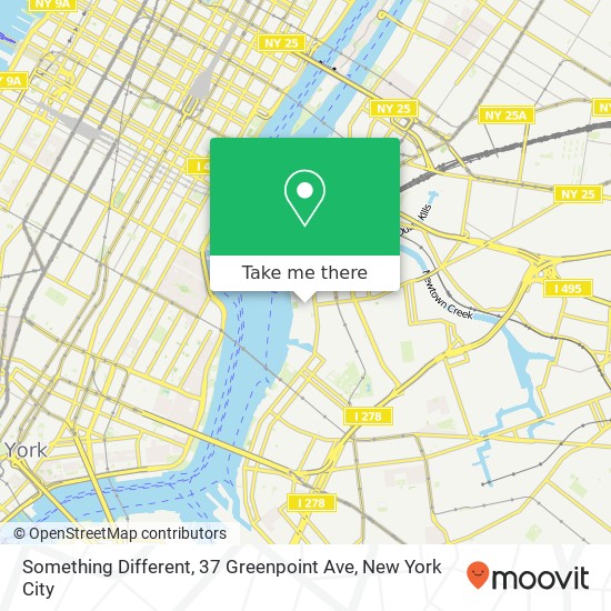 Mapa de Something Different, 37 Greenpoint Ave