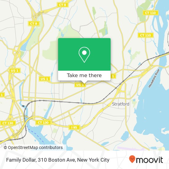 Mapa de Family Dollar, 310 Boston Ave