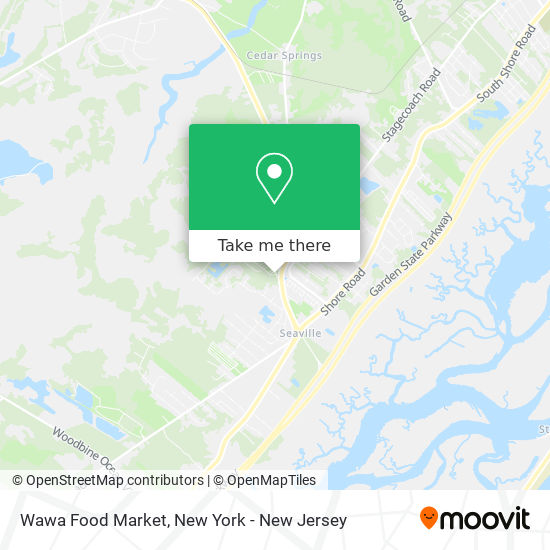 Wawa Food Market map