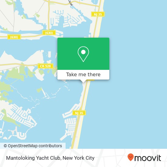 Mantoloking Yacht Club map