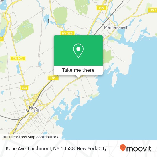 Kane Ave, Larchmont, NY 10538 map