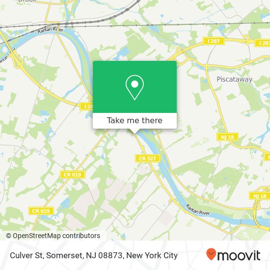 Culver St, Somerset, NJ 08873 map