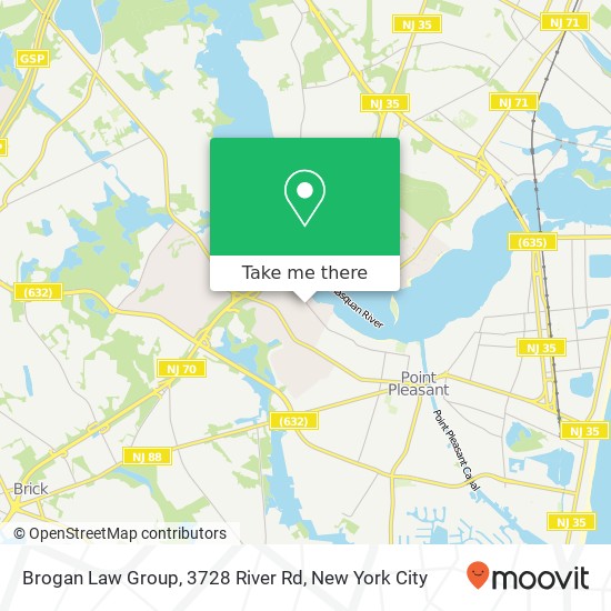 Brogan Law Group, 3728 River Rd map