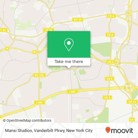 Mapa de Mansi Studios, Vanderbilt Pkwy