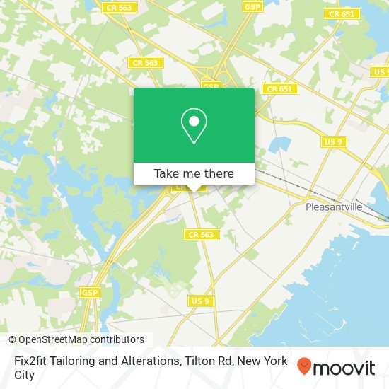 Mapa de Fix2fit Tailoring and Alterations, Tilton Rd