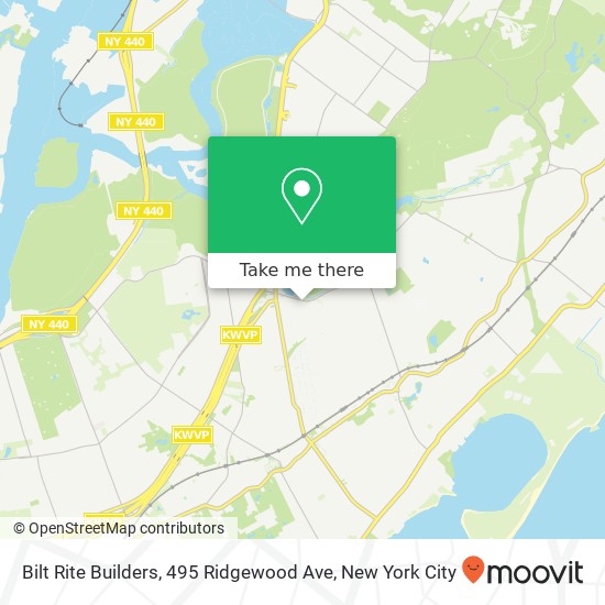 Mapa de Bilt Rite Builders, 495 Ridgewood Ave