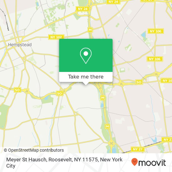 Mapa de Meyer St Hausch, Roosevelt, NY 11575