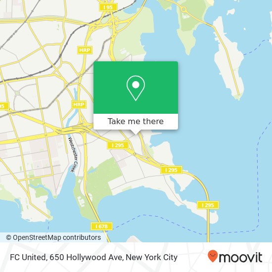 Mapa de FC United, 650 Hollywood Ave